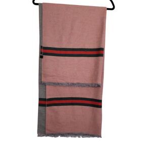 Beautiful Reversible Soft Women's 27 x 77 Scarf, Cashmere / Wool / Viscose Blend
